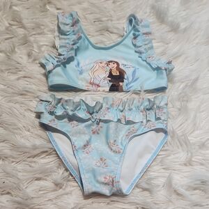 EUC Frozen 2 Piece Bathing Suit- 5/6